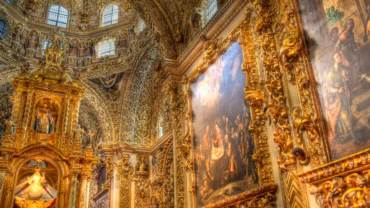 Cúpula de la Capilla del Rosario en Puebla